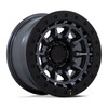 Black Rhino BR016 Tusk 17x8.5 Matte Gunmetal Wheel 5x5 17" -10mm Lifted For Jeep