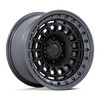 Set 4 Black Rhino BR014 Sahara 17x9 Matte Black Gunmetal Wheels 5x5 17" -12mm