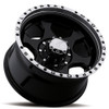 16" Ultra 175B Rogue 16X8 Gloss Black with Diamond Cut Lip 8x6.5  Wheel -6mm Rim