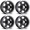 Set 4 16" Ultra 175B Rogue  16x8 Wheels 6x5.50 +10mm