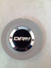 DRW Aftermarket Silver Ring Chrome Black Center Cap 2 Piece BC-130 Center DRW2