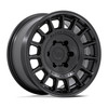Set 4 Black Rhino BR015 Voll 17x8.5 Matte Black Wheels 5x4.5 17" 25mm Rims