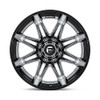 Set 4 Fuel FC401 Brawl 22x12 8x180 Chrome Gloss Black Lip Wheels 22" -44mm Rims