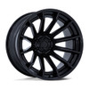 Fuel FC403 Burn 22x10 6x135 Matte Black Gloss Black Lip 22" -18mm Lifted Wheel