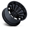 Fuel FC403 Burn 22x10 6x135 Matte Black Gloss Black Lip 22" -18mm Lifted Wheel
