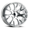 20" Voxx Replica Hellcat Chrome Wheel 20x9 5x5.5 18mm Rim