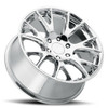 Set 4 22" Voxx Replica Hellcat Chrome Wheels 22x9 5x5.5 18mm Rims