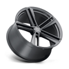 OHM Lightning 22x11 5x120 Gloss Gunmetal Wheel 22" 30mm Rim