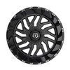22" TIS 544BM Gloss Black Milled 22x12 Wheel 6x135 6x5.5 -44mm Lifted Truck Rim