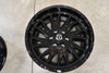 20" TIS 547B Gloss Black 20x9 Wheel 5x5 5x5.5 00mm For Jeep Dodge Ram Truck Rim