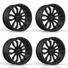 Set 4 20" TIS 556SB Satin Black 20x9 6x5.5 18mm For Chevy GMC Ram Cadillac Rims