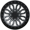 20" TIS 556AB Satin Anthracite Black Ring 20x10 Wheel 8x180 -20mm For Chevy GMC