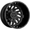 20" TIS 544B Gloss Black Dually Rear  20x8.25 Wheel 8x200 -198mm Truck Rim