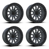 Set 4 20" TIS 556AB Satin Anthracite Black Ring 20x9 Wheels 6x135 00mm Rims