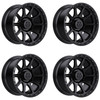 Set 4 20" TIS 563B Satin Black 20x9 Wheels 6x5.5 18mm For Chevy GMC Ram Cadillac