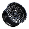 20" TIS 553BM Gloss Black Milled 20x10 Wheel 8x170 -12mm For Ford F250 F350 Rim