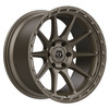 Set 4 17" TIS 563BZ Satin Bronze 17x9 Wheels 6x5.5 00mm For Nissan Truck Rims