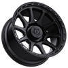 17" TIS 563B Satin Black 17x9 Wheel 6x135 -12mm Lifted For Ford Lincoln Rim