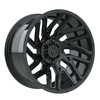 Set 4 22" TIS 554B Gloss Black 22x10 Wheels 6x135 6x5.5 -19mm Lifted Truck Rims