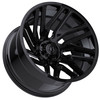 Set 4 22" TIS 554B Gloss Black 22x10 Wheels 8x170 -19mm Lifted For Ford Rims