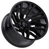 Set 4 22" TIS 554B Gloss Black 22x12 Wheels 6x135 6x5.5 -44mm Lifted Truck Rims