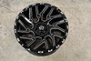Set 4 22" TIS 554BM Gloss Black Milled 22x12 Wheels 6x135 6x5.5 -44mm Lifted Rim