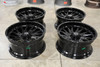 Set 4 24" TIS 547B Gloss Black 24x14 Wheels 6x5.5 -76mm Lifted For Chevy GMC Ram