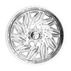 24" Fittipaldi Wheel FA13MC 24x12 Mirror Coat 8x6.5 -44mm For Ford Ram GMC Chevy