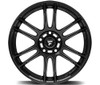 Set 4 18" Fittipaldi Wheels FS368 18x8 Gloss Black 5x4.5 35mm Rims
