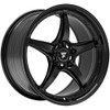17" Fittipaldi Wheel FS367 17x8 Gloss Black 5x4.5 35mm Truck Suv Rim