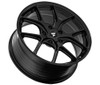 Set 4 18" Fittipaldi Wheels FS365 18x8 Gloss Black 5x4.5 35mm Truck Suv Rims