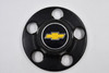 Chevrolet Black w/Yellow,Chrome,Black Inset Wheel Center Cap Hub Cap 15551495(CHEV) 6.75" OEM 5 Lug