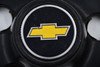 Chevrolet Black w/Yellow,Chrome,Black Inset Wheel Center Cap Hub Cap 15551495(CHEV) 6.75" OEM 5 Lug