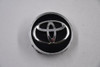 Toyota Chrome & Black Wheel Center Cap Hub Cap TOY/2.375/BLK 2.375"