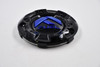 Fuel Wheels Gloss Black & Gloss Blue Wheel Center Cap Hub Cap M-447/Blue 4.25"