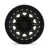 Set 4 Black Rhino BR016 Tusk 17x8.5 Olive Drab Green 5x5 17" -10mm Lifted Wheels