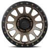 Set 4 17" Lock Offroad Yosemite Desert Bronze Matte Black Ring 17x9 5x5 0mm Rims