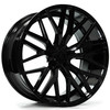 Set 4 19" Axe Wheels EX30 Gloss Black 19x8.5 Wheels 5x110 35mm Rims