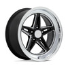 18" American Racing VN514 Groove Black Milled Diamond Cut 18x7 Wheel 5x4.75 0mm