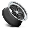 18" American Racing VN514 Groove Anthracite Diamond Cut Lip 18x7 5x4.5 0mm Wheel