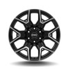 22" Brink Wheels B206 Insurgent Machined Black 22x10 Flow Formed 6x5.5 6x135 12