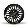 Set 4 20" Thret Offroad Storm 701 Gloss Black Milled 20x9 Wheels 6x5.5 0mm Rims