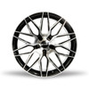 Set 4 16" Kalon Wheels Blitz 203 Black Machined Face 16x7 5x112 5x120 42mm Rims