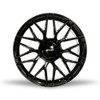 Set 4 20" Kalon Wheels Blitz 203 Gloss Black 20x8.5 Wheels 5x108 5x115 38mm Rims