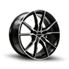 Set 4 20" Kalon Wheels Pyro 202 20x8.5 5x110 5x4.5 38mm Black Machined Face Rims