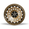 Set 4 17" Thret Offroad Firewall 702 Bronze 17x9 Wheels 6x5.5 -12mm Truck Rims