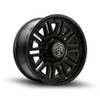 Set 4 20" Thret Offroad Storm 701 Satin Black 20x9 Wheels 8x6.5 0mm Truck Rims