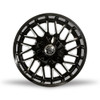Set 4 20" Thret Offroad Revolver 803 Gloss Black Milled 20x9 5x5 5x5.5 0mm Rims