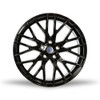 Set 4 20" Sapphire Luxury Alloys SX02-02 Gloss Black 20x9 Wheels 5x4.5 35mm Rims