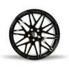 Set 4 20" Sapphire Luxury Alloys SX05-05 Gloss Black 20x9 Wheels 5x112 35mm Rims